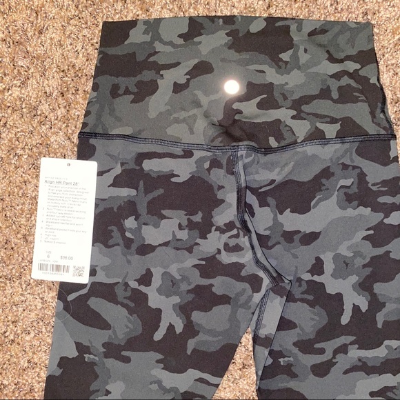 ❌SOLD❌ NWT Lululemon Incognito Green Camo Align - Picture 7 of 9